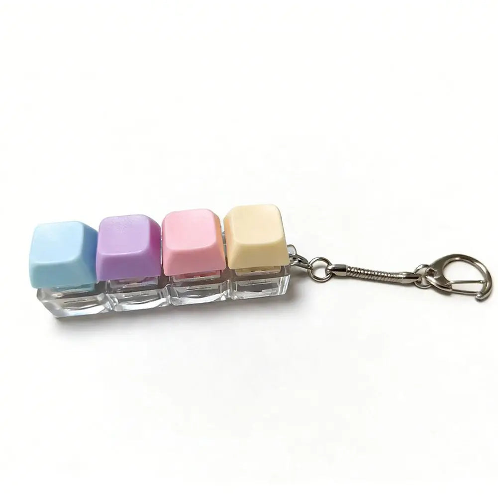 Keyboard Clicker Fidget Keychain
