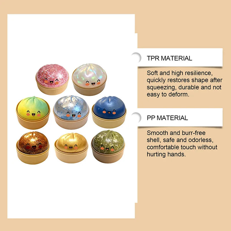 Glitter Dumpling Squeeze Ball