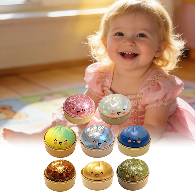 Glitter Dumpling Squeeze Ball