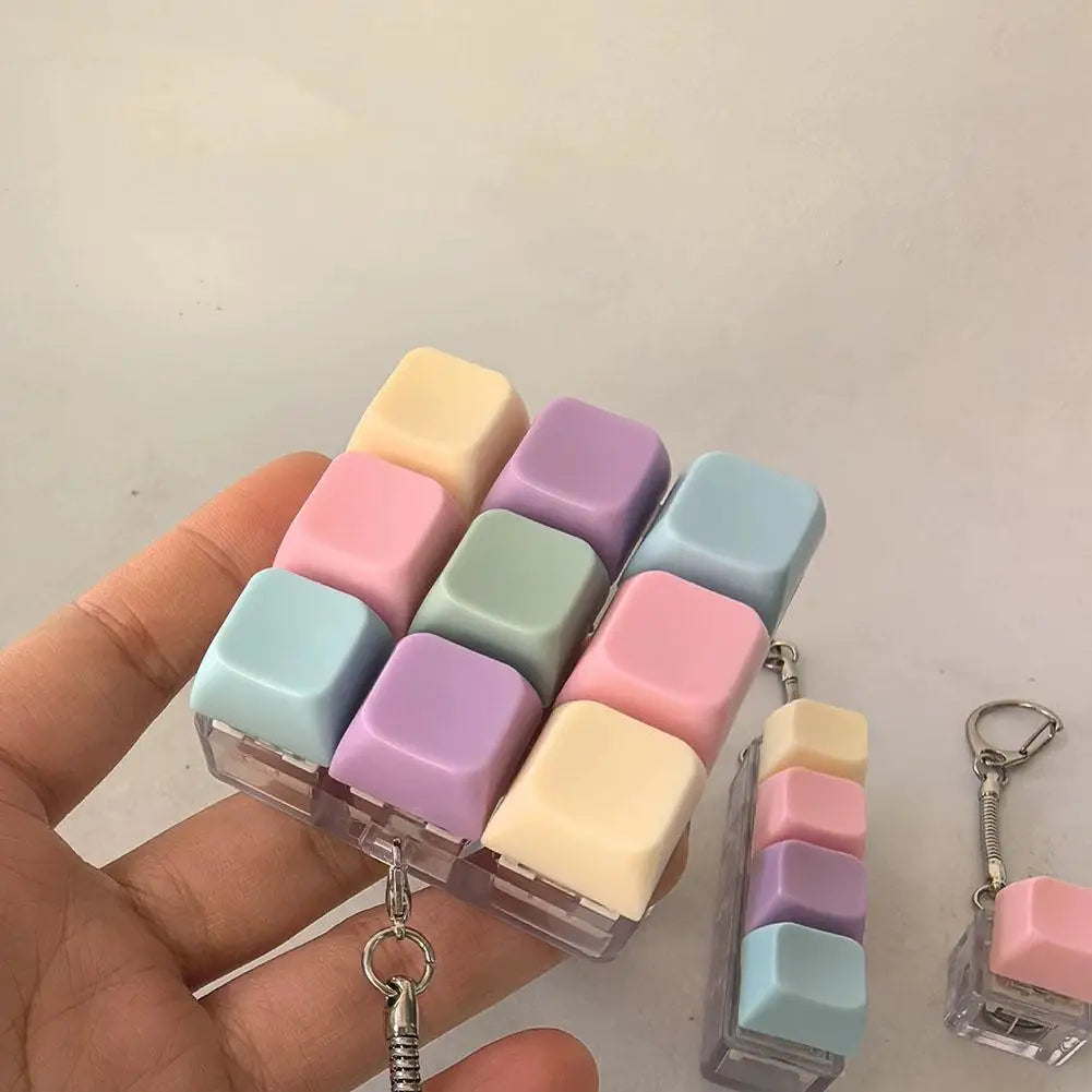 Keyboard Clicker Fidget Keychain