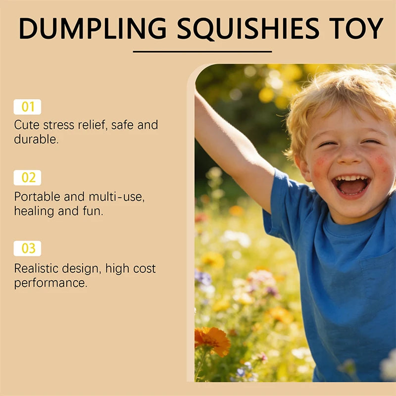 Glitter Dumpling Squeeze Ball