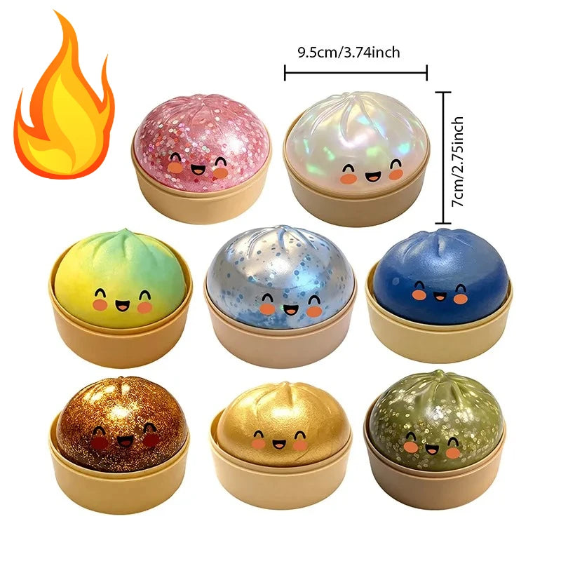 Glitter Dumpling Squeeze Ball
