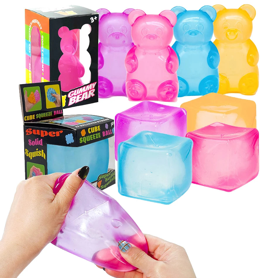 Slow-Rising Sensory Foam Cube