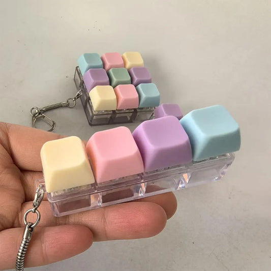 Keyboard Clicker Fidget Keychain