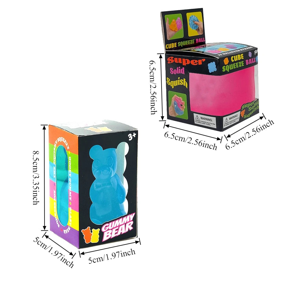Slow-Rising Sensory Foam Cube