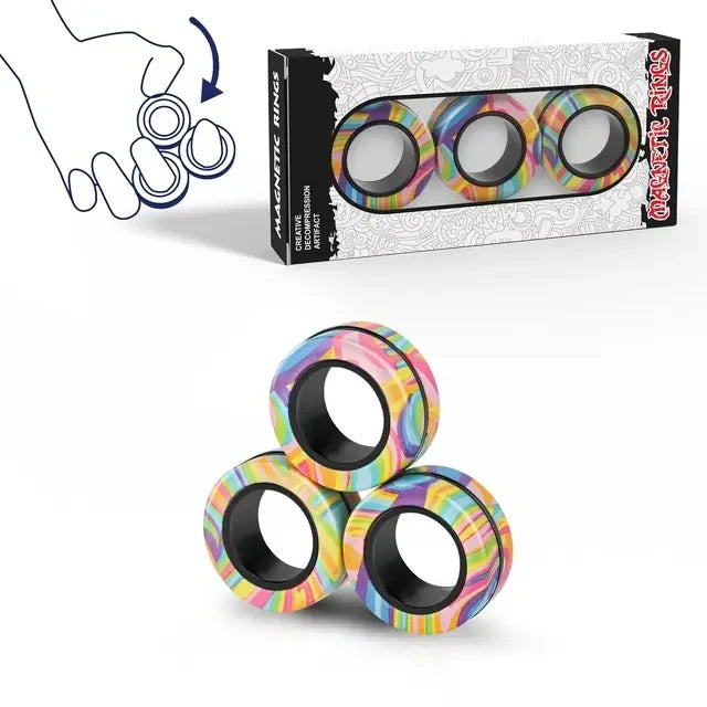 Magnetic Fidget Rings