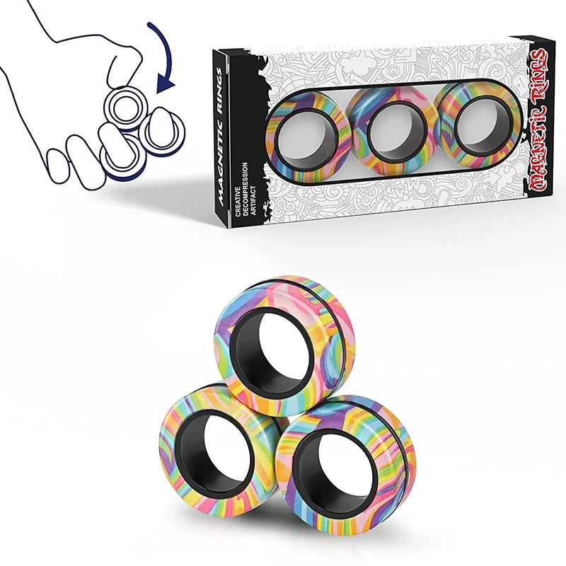 Magnetic Fidget Rings