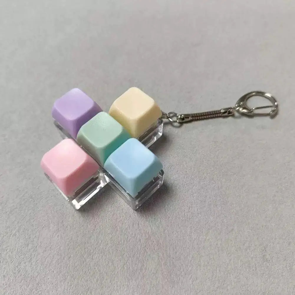 Keyboard Clicker Fidget Keychain