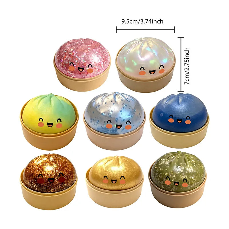 Glitter Dumpling Squeeze Ball